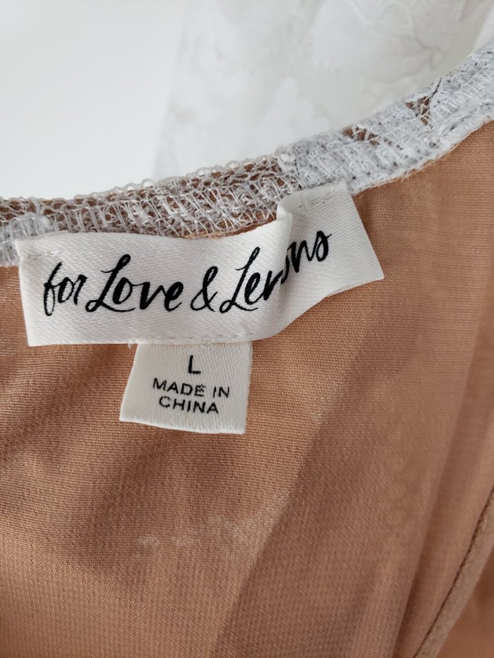 For Love and Lemons Rosalie Crop Top White Lace Puff Sleeve Bustier Womens Large - Picture 6 of 8